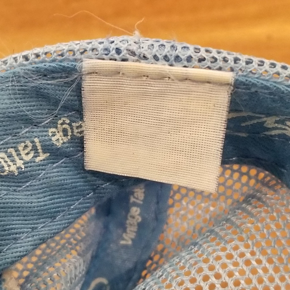 Ed Hardy Hat Cap Snapback Blue Tattoo Skull Dragon Logo Mesh Back Trucker - Picture 10 of 12